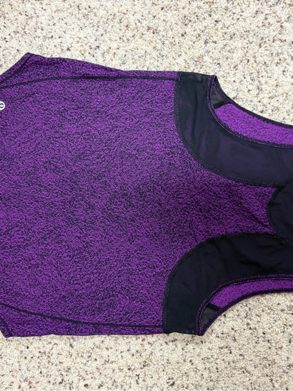Two Lululemon athletica sculpt tank size 4. Purple and Blue Performance Tank Top